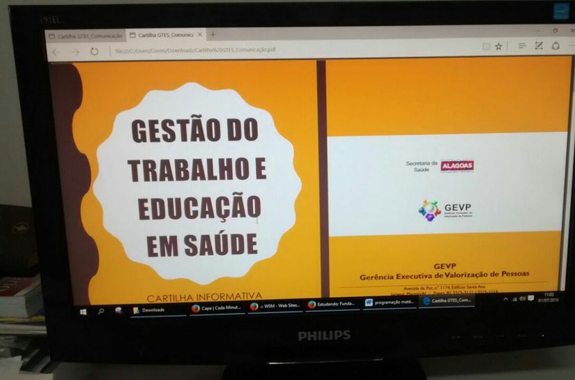 Cosems apoia AL na cartilha de Gestão do Trabalho e Educação em Saúde