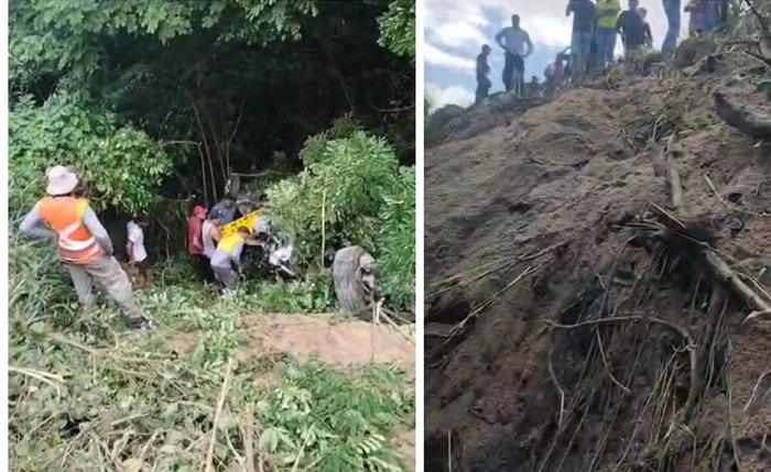 Vídeos mostram equipes de socorro resgatando vítimas após grave acidente na BR-424 que matou o cantor Oseano Silva