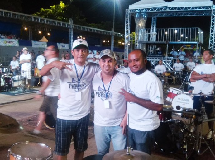 Encontro de bateristas reúne músicos na Pajuçara