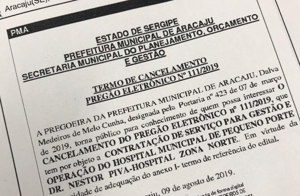 foto pregão
