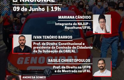 Estudantes da Faculdade de Direito da Ufal promovem debate sobre a Lei de Segurança Nacional