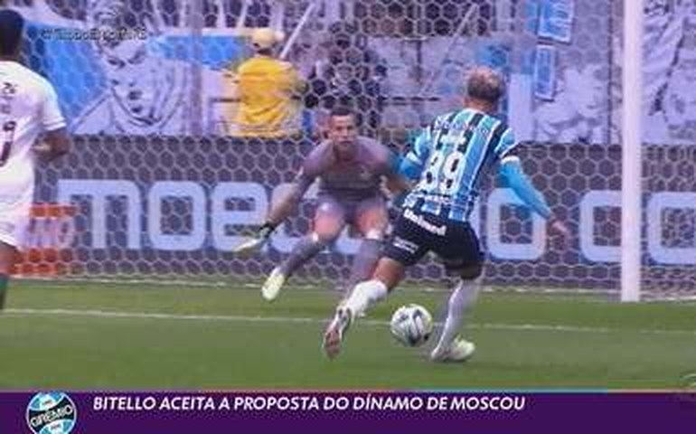 Bitello é anunciado pelo Dínamo de Moscou, se despede do Grêmio e agradece Renato Gaúcho