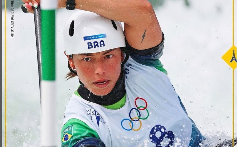 Ana Sátila avança à semi do caiaque cross do canoagem slalom em Paris-2024