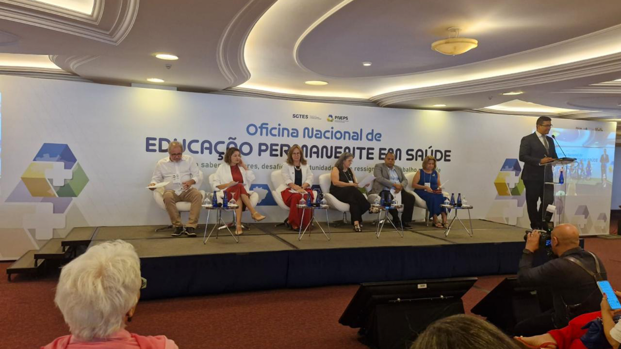 Sesau participa da Oficina Nacional de Educação Permanente em Saúde, em Brasília