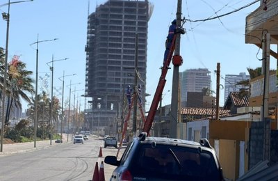 Operação Poste Limpo chega à orla de Cruz das Almas e Jacarecica