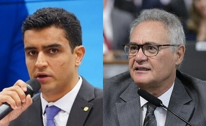 O prefeito JHC e o senador Renan Calheiros O prefeito JHC e o senador Renan Calheiros
