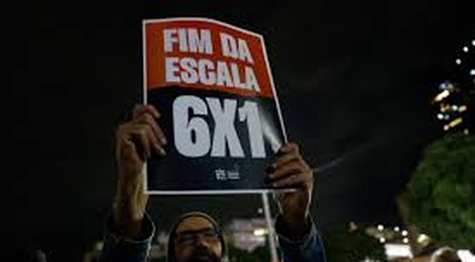 Manifestação contra a escala 6x1. Fonte: Internet