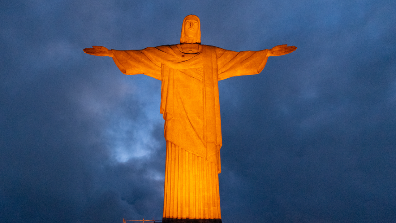 Iluminação do Cristo Redentor marca Dia Mundial da DPOC