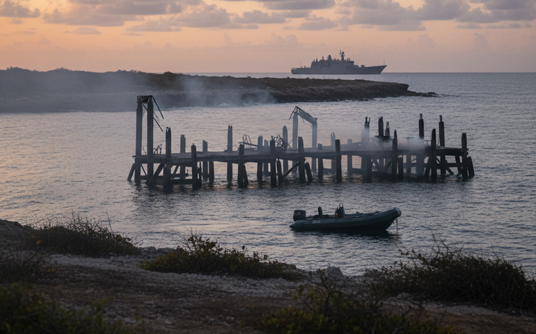 EUA atacam território da Venezuela e destroem estrutura 'ligada ao narcotráfico', diz Trump