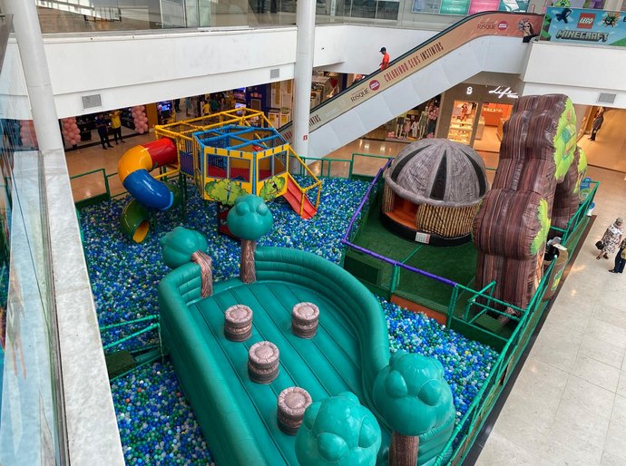 Shopping Pátio Maceió é cenário da atração Amazônica da Turma da Mônica na parte alta da cidade