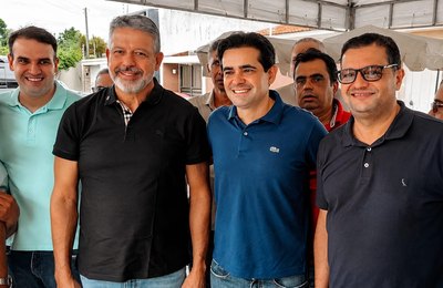 Visita de Arthur Lira ao Instituto IZM em Arapiraca consolida apoios de Lelo Maia e Zé Márcio Filho ao Senado