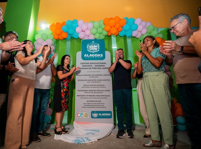 Em Branquinha, Paulo entrega 48ª Creche Cria e amplia cobertura educacional na primeira infância no estado