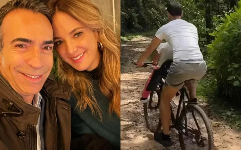 Ticiane Pinheiro conta o 'segredo' das 'pernas bonitas' do César Tralli