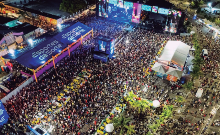 Propagandas de casas de apostas se tornaram figuras carimbadas em festas