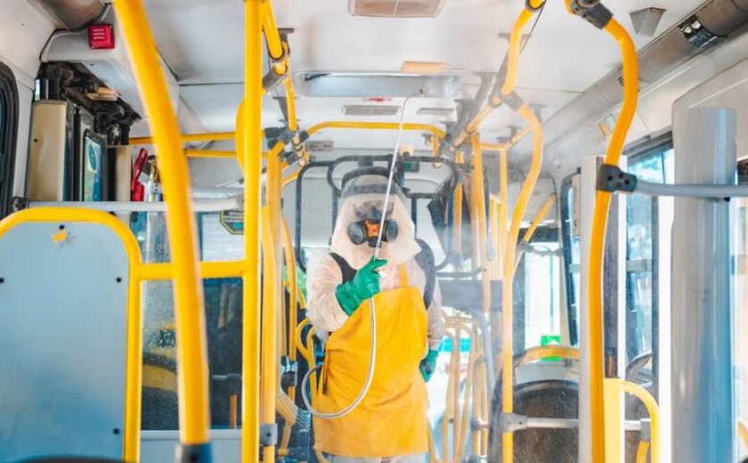 Fiscalização da SMTT monitora sanitização de coletivos urbanos