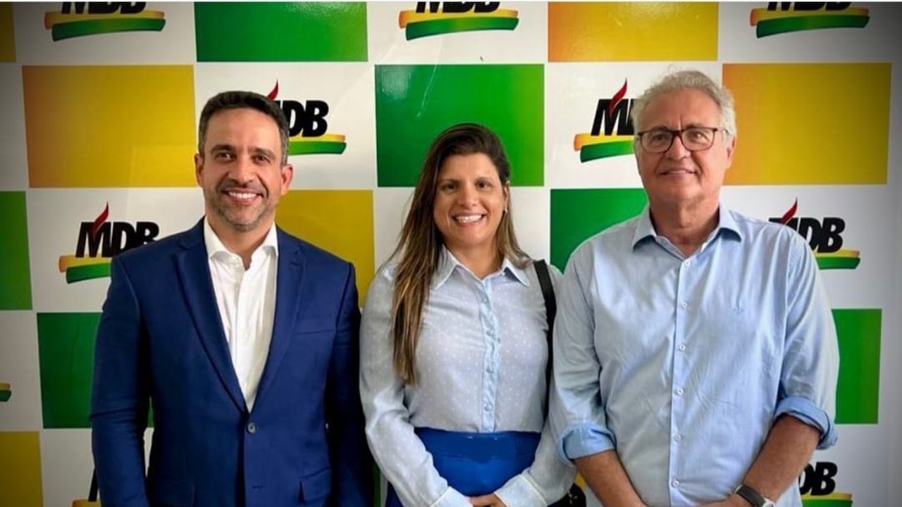 Prefeita Marcela Gomes oficializa entrada no MDB junto com o vice-prefeito Val Santos