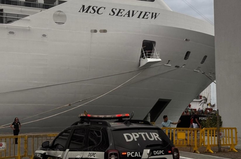 Polícia Civil acompanha chegada do primeiro cruzeiro de 2026 a Maceió