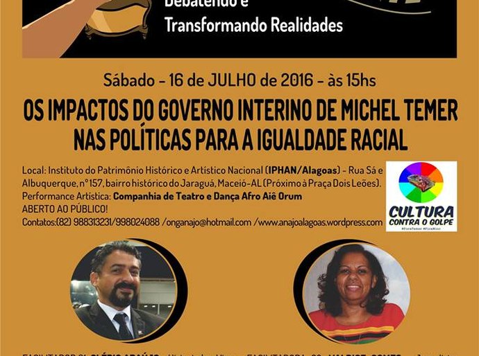 Ativistas discutem conjuntura política e igualdade racial