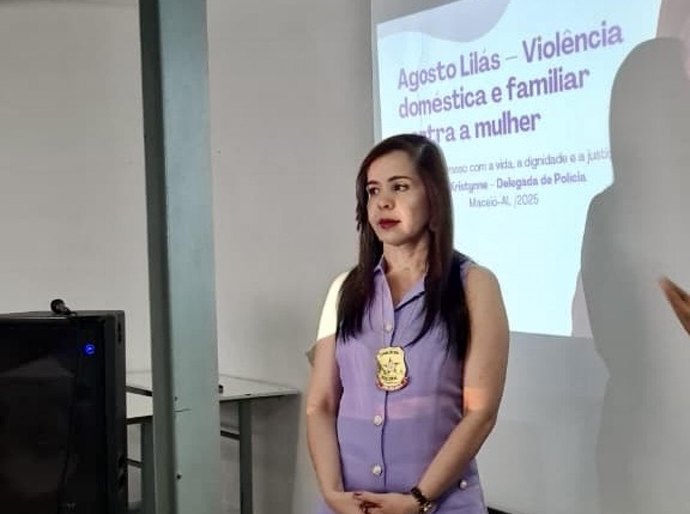 PCAL participa de palestra sobre enfrentamento à violência doméstica