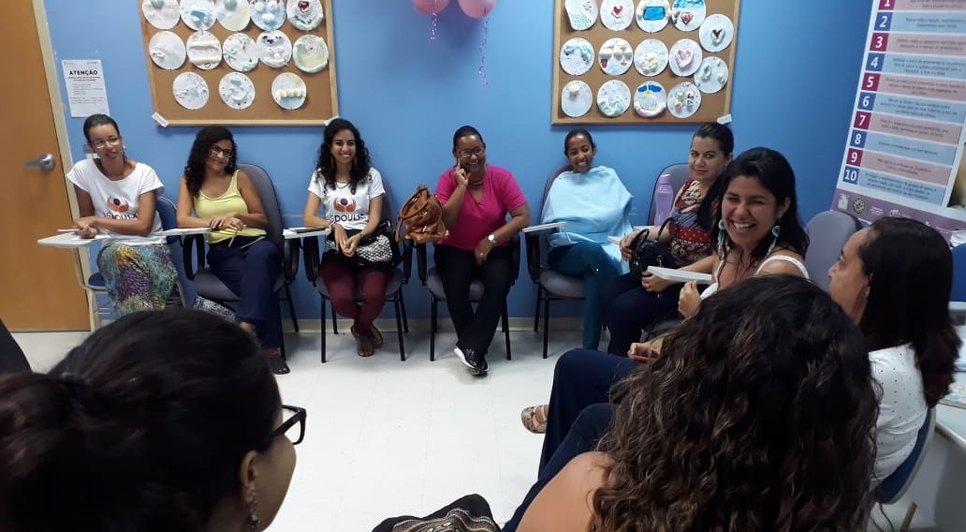 Doulas na MNSL / Foto: Ascom/SES