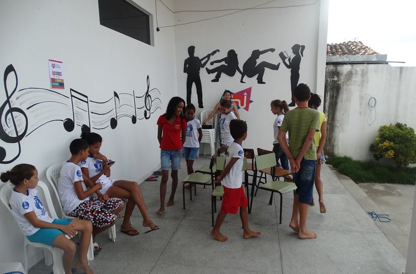 Crianças do SCFV participam de Colônia de Férias do Estação Juventude, em Delmiro Gouveia