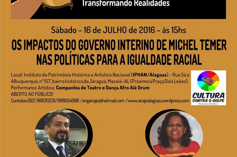 Ativistas discutem conjuntura política e igualdade racial