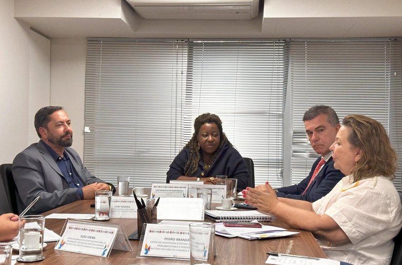 Secretários cumprem agenda institucional em Brasília para tratar de projetos sobre Direitos Humanos