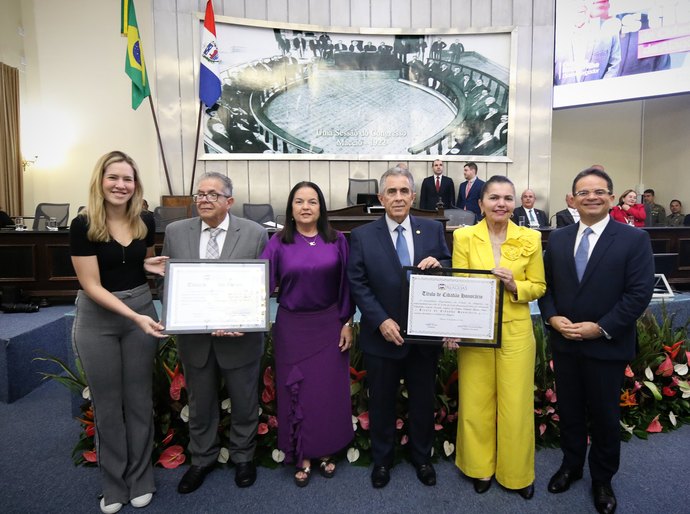 Desembargador Orlando Rocha e médico Renato Rezende recebem título de Cidadão Honorário de Alagoas
