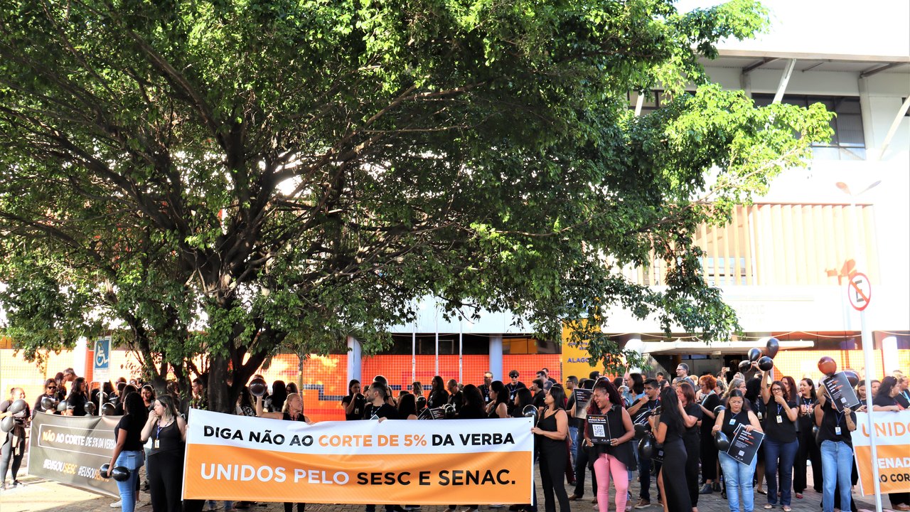 Sesc Alagoas participa de ato nacional contra possível contra corte de verbas