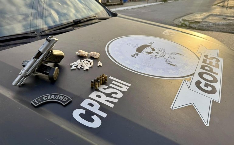 PM apreende 27 armas de fogo e mais de 10 kg de drogas em uma semana em Alagoas