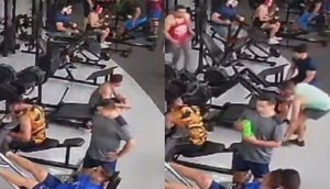 Aparelho de musculação cai sobre aluno em academia no Ceará