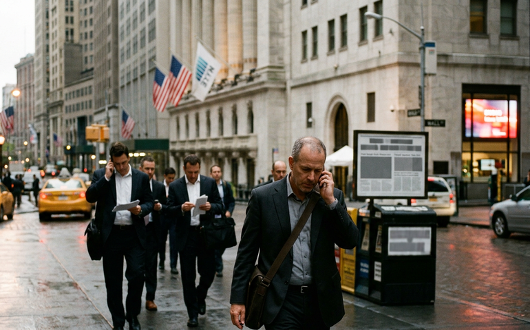 Bolsas de Nova York caem com alta do petróleo e dados fracos de emprego