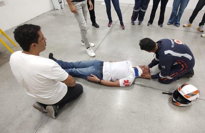 Samu capacita 43 profissionais em curso de Suporte Básico de Vida para atendimento pré-hospitalar