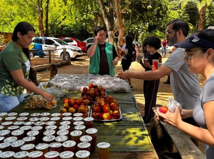 Primeira edição do Café no Parque atrai mais visitantes à reserva natural de Bebedouro