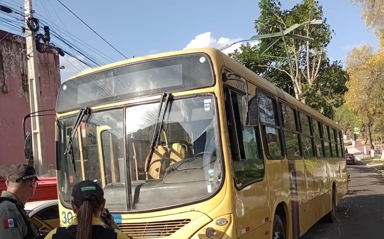 Ônibus escolar se envolve em acidente em Palmeira dos Índios