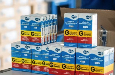 Sesau já distribuiu mais de 50% da Cloroquina enviada pelo Ministério da Saúde