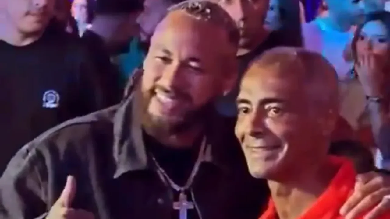 Jornais estrangeiros e torcedores comentam aparência de Neymar em festa de Romário