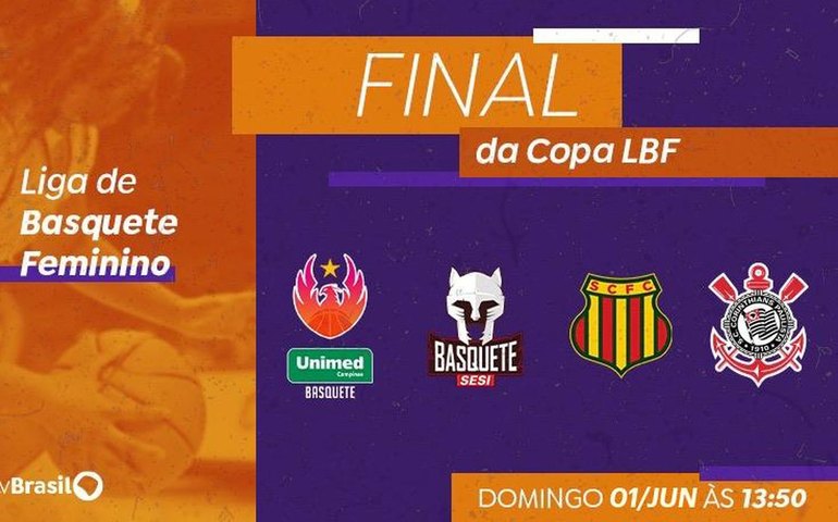 TV Brasil transmite final da Copa de basquete feminino no domingo