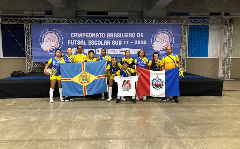 Alagoas estreia com vitória no Brasileiro de Futsal Escolar