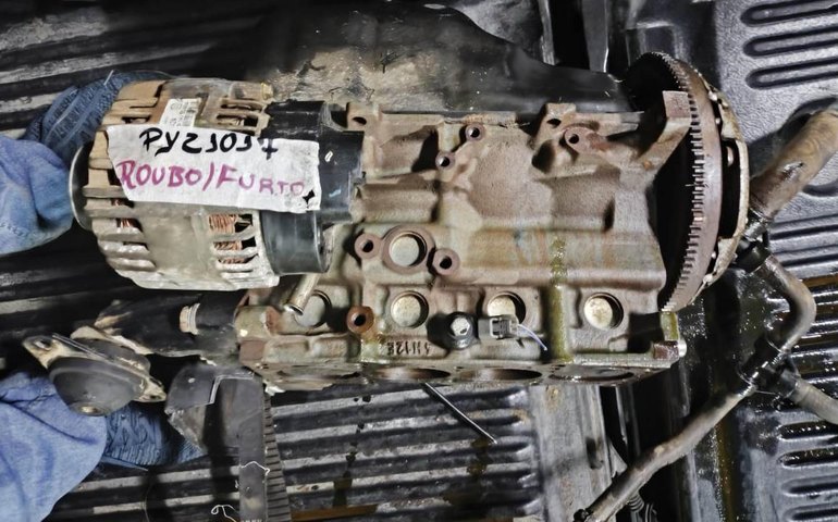 Operação Lego 2 da PM-AL apreende arma e peças veiculares roubadas