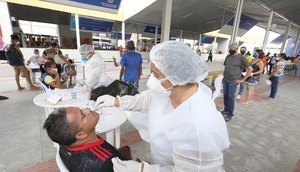 Testagem contra Covid-19 é ofertada no Terminal do Mercado em Aracaju