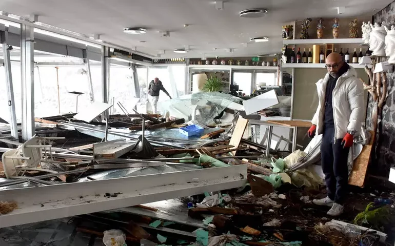 Itália declara emergência em 3 regiões após ciclone Harry