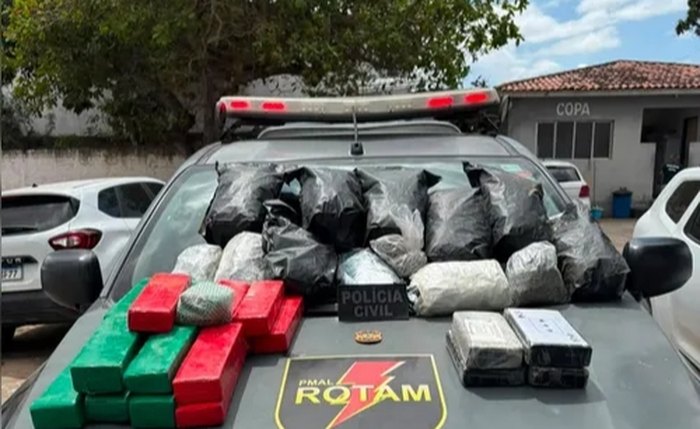 Entorpecentes foram localizados após denúncia anônima no Sítio Pau Ferro