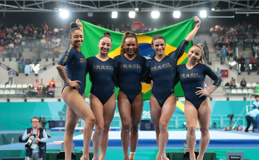 Rebeca Andrade e Flavinha fazem dobradinha no Pan com ouro e prata na trave