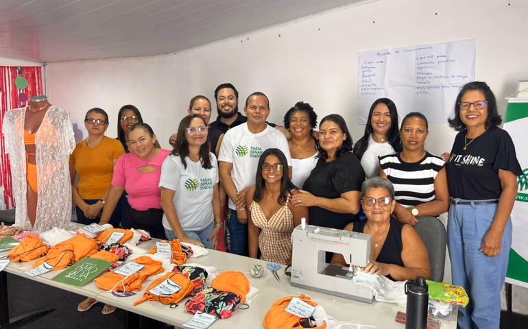Prefeitura de Penedo e SENAR promovem curso de Corte e Costura para mulheres