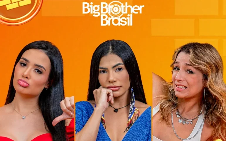Jordana, Marciele e Samira estão no paredão do BBB 26