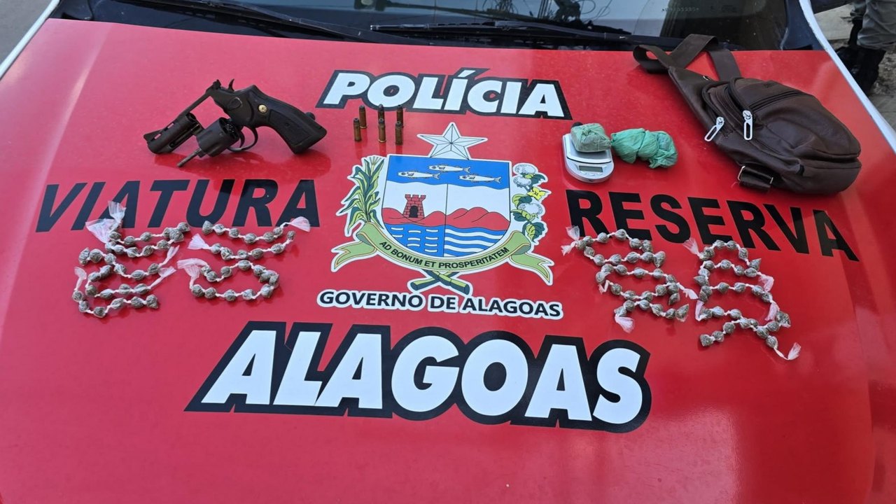 Polícia Militar apreende armas, munições e entorpecentes em Joaquim Gomes e Flexeiras