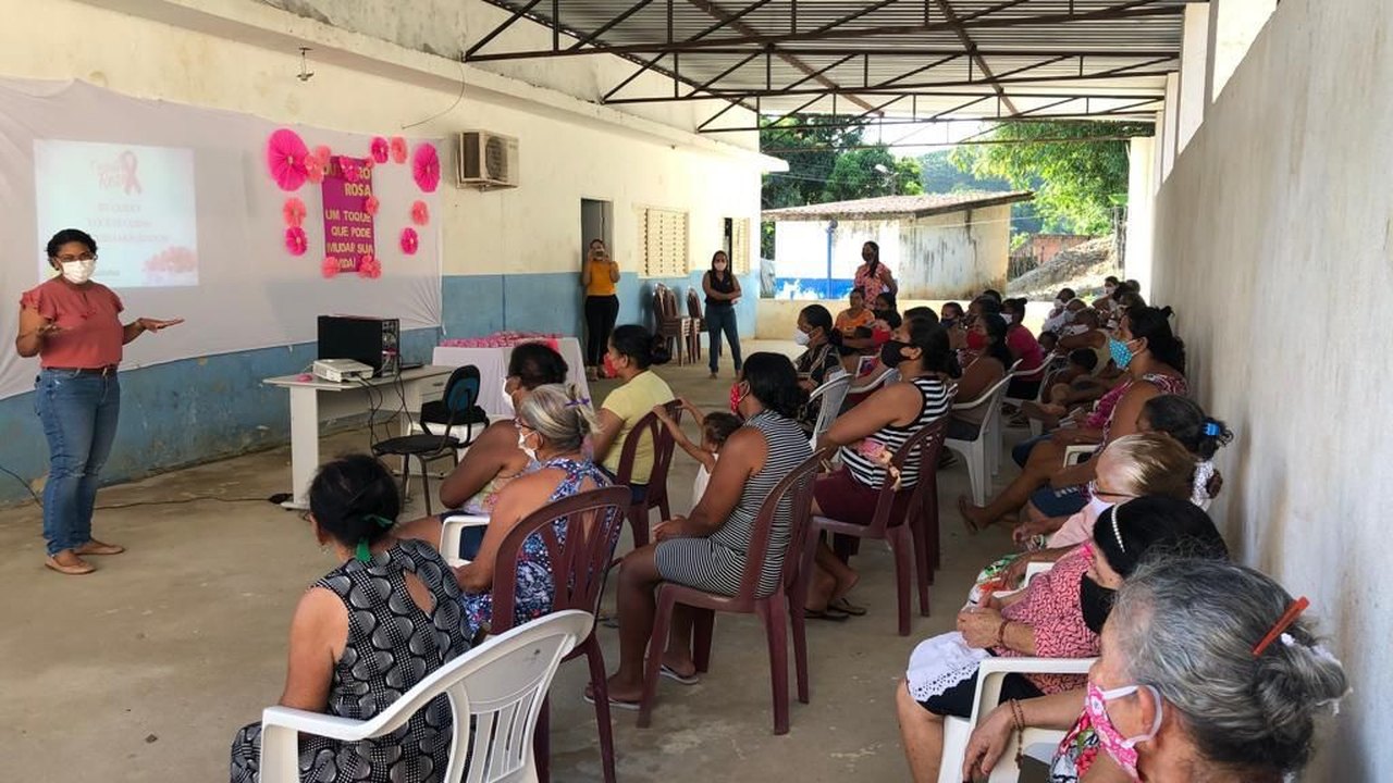 Assistência Social de Branquinha promove palestra em alusão ao Outubro Rosa