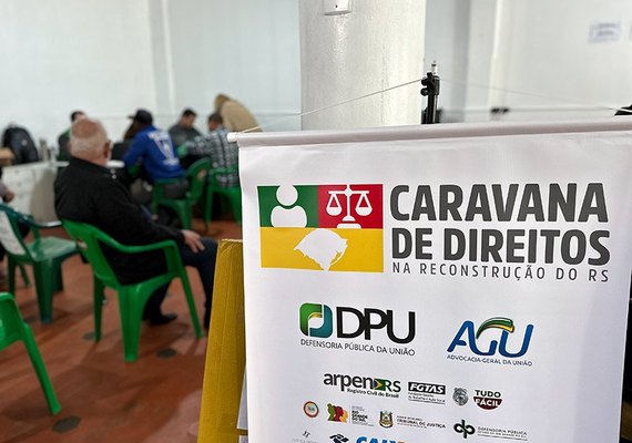 Mostra fotográfica destaca atuação da DPU em Caravana de Direitos após enchentes no RS