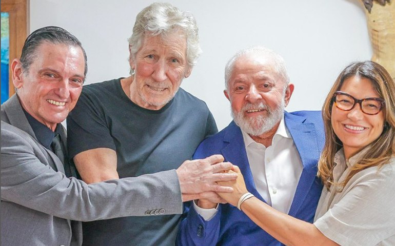 Lula e Roger Waters conversam sobre política e música em Brasília